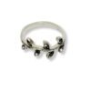 Anillo de marquesita de hojas