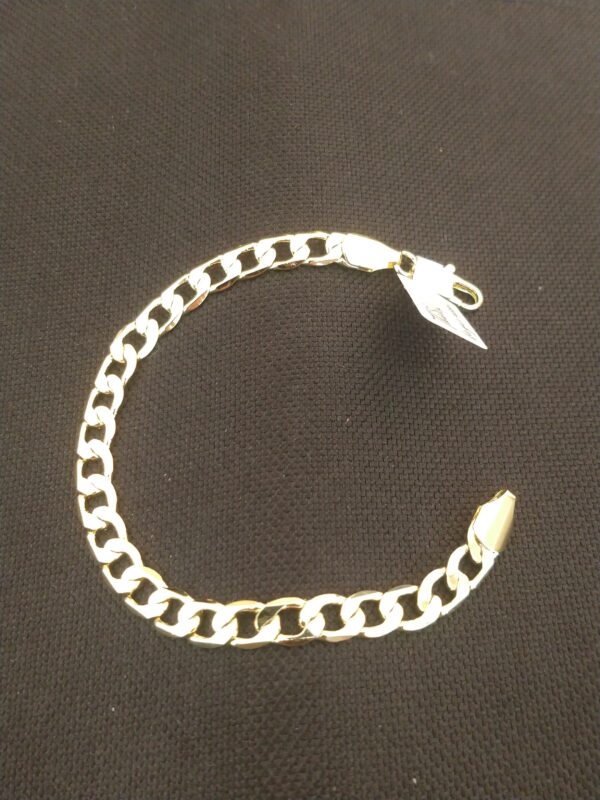 Pulsera de oro laminado corte barbada