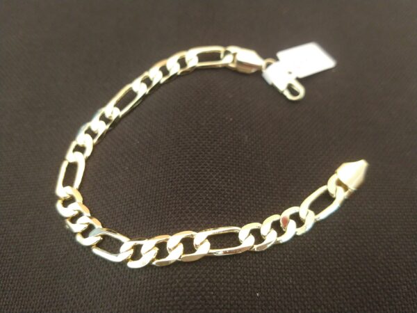 Pulsera de oro laminado corte cartier 21.5 cm
