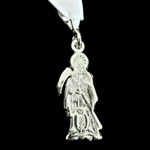 Dije nudo de bruja con incrustaciones de circonia