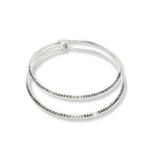 Arracadas grandes acabado de cuadros