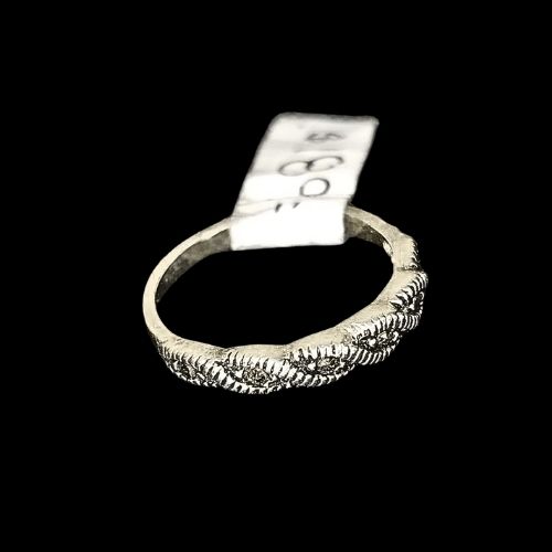 Anillo marquesita trenzado