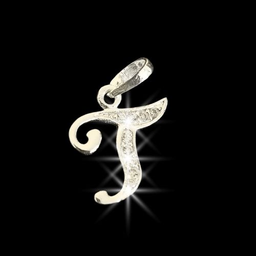 Dije Inicial con circonias