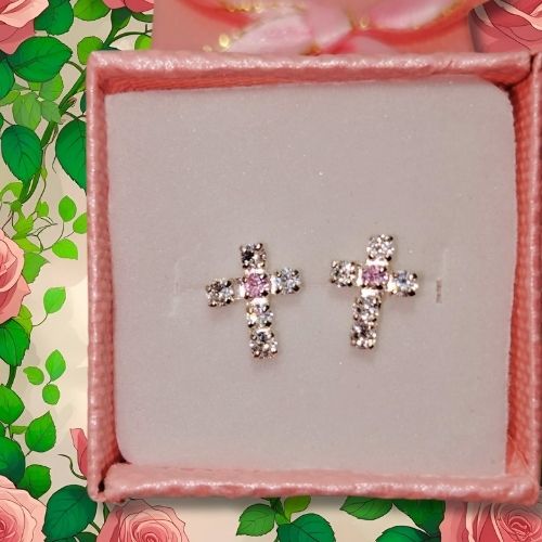 Broquel cruz con microcirconias