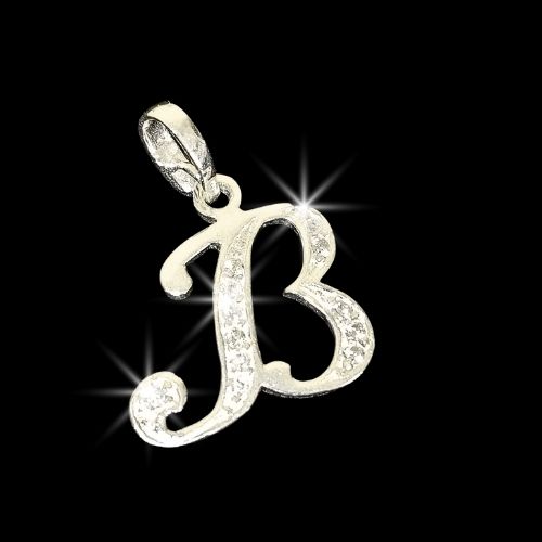 Dije Inicial con circonias